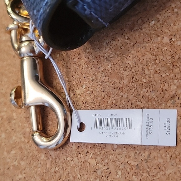 NWT Coach Horse 🐎 and Buggy Blue snapped pouch with keychain and hook - Picture 2 of 8